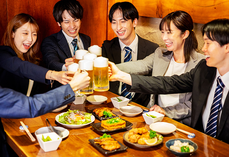 会社での飲み会イメージ